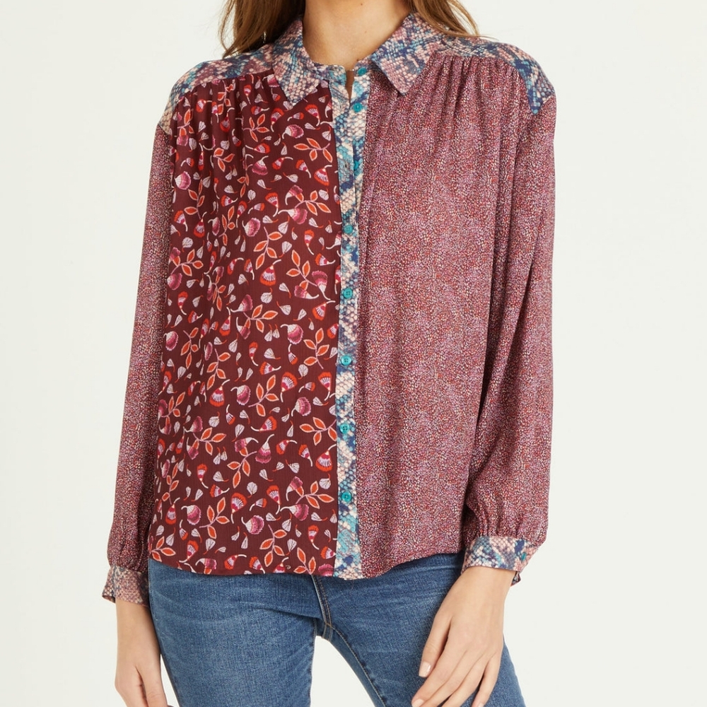 Dear John Peyton Top Floral NWT